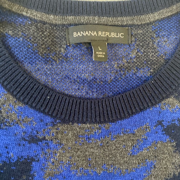 Blue Camo Sweater - Picture 3 of 4